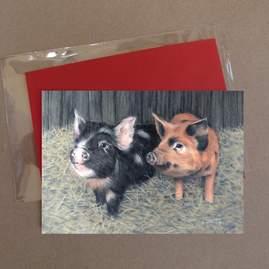 Pigs Greeting Card