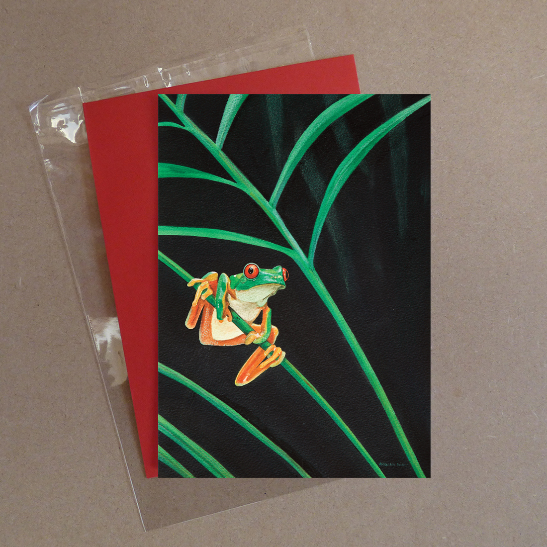 Tree Frog Greeting Card