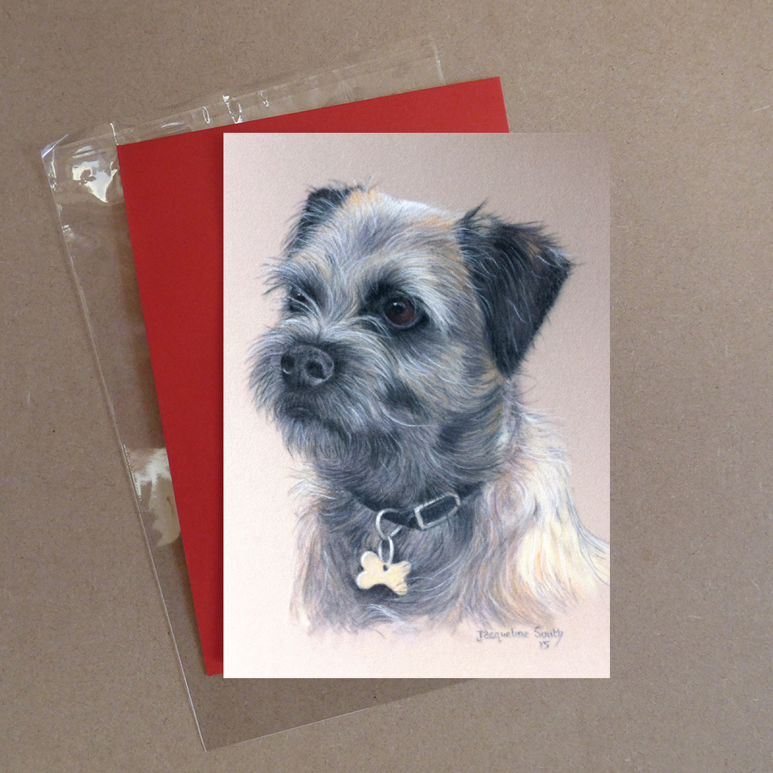 Border Terrier Greeting Card