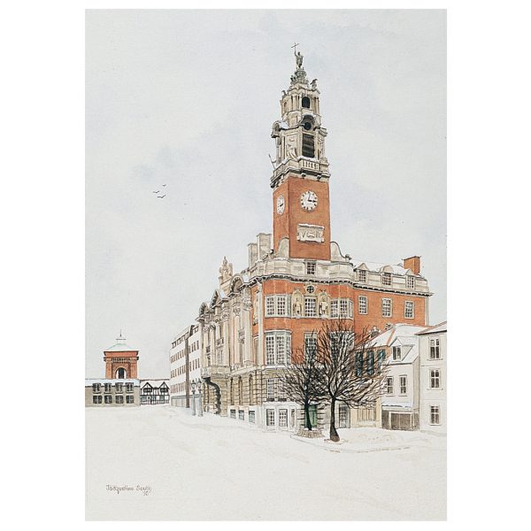 The Town Hall in watercolour