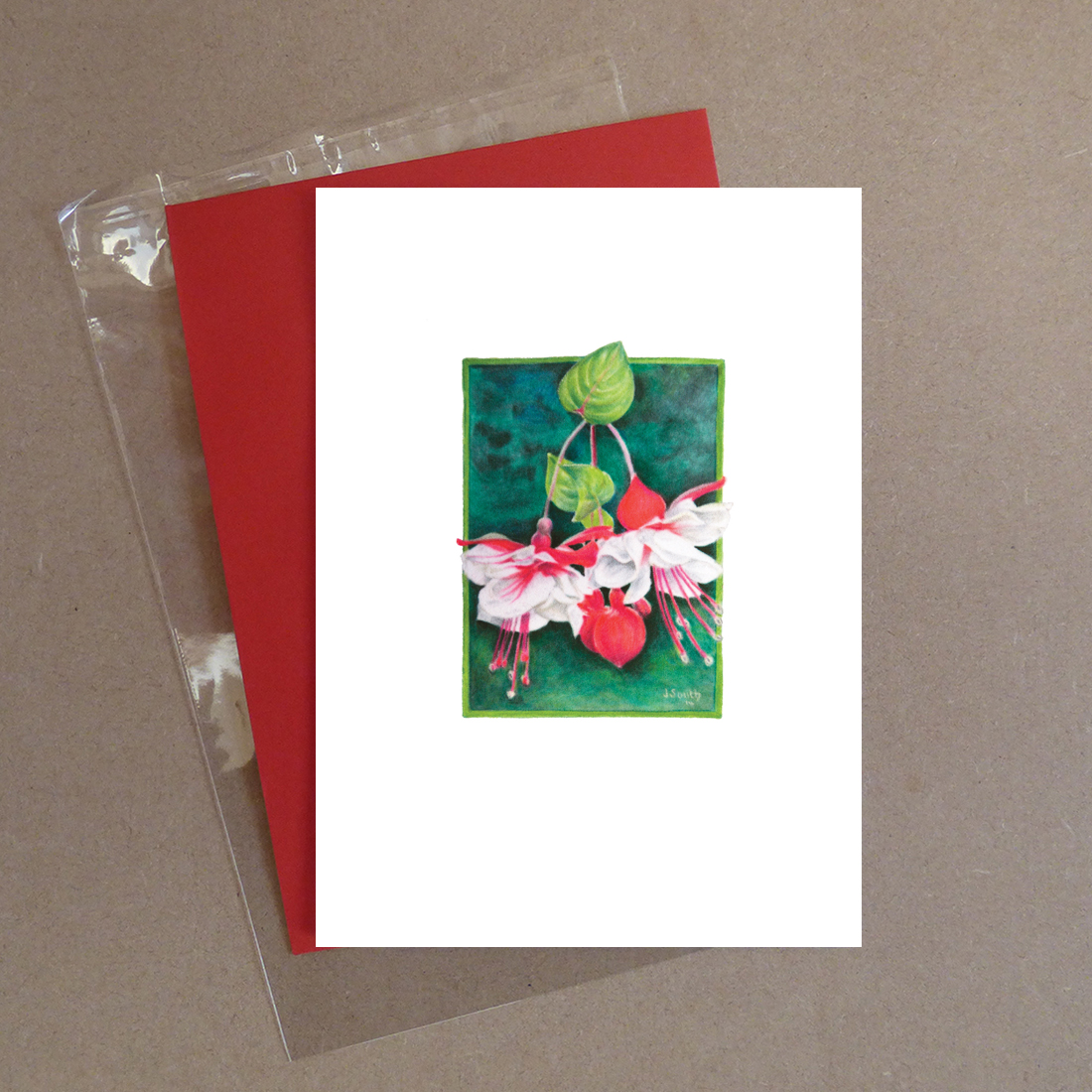 Swingtime Fuchsia Greeting Card