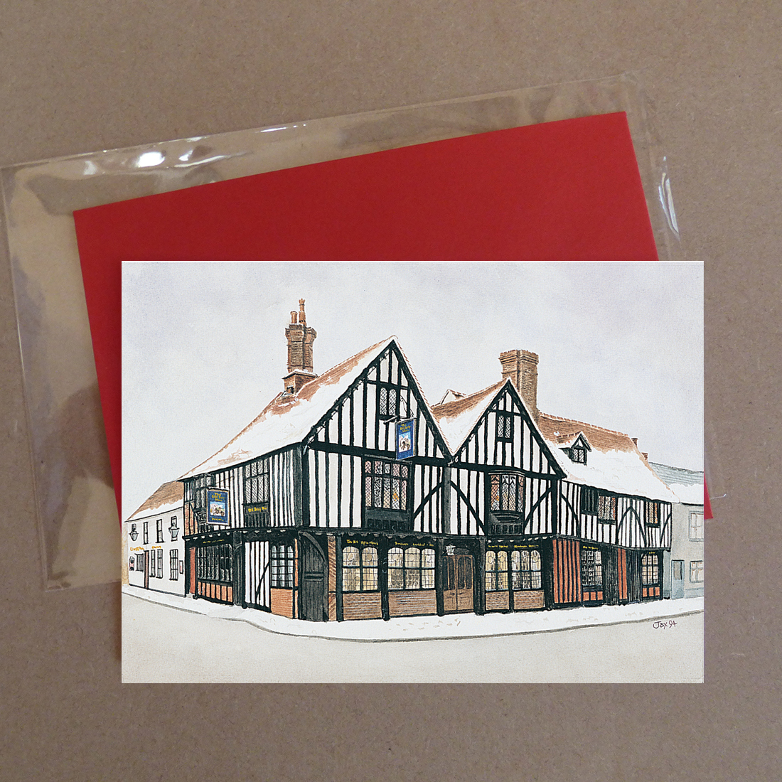 The Old Siege House, Colchester Greeting Card