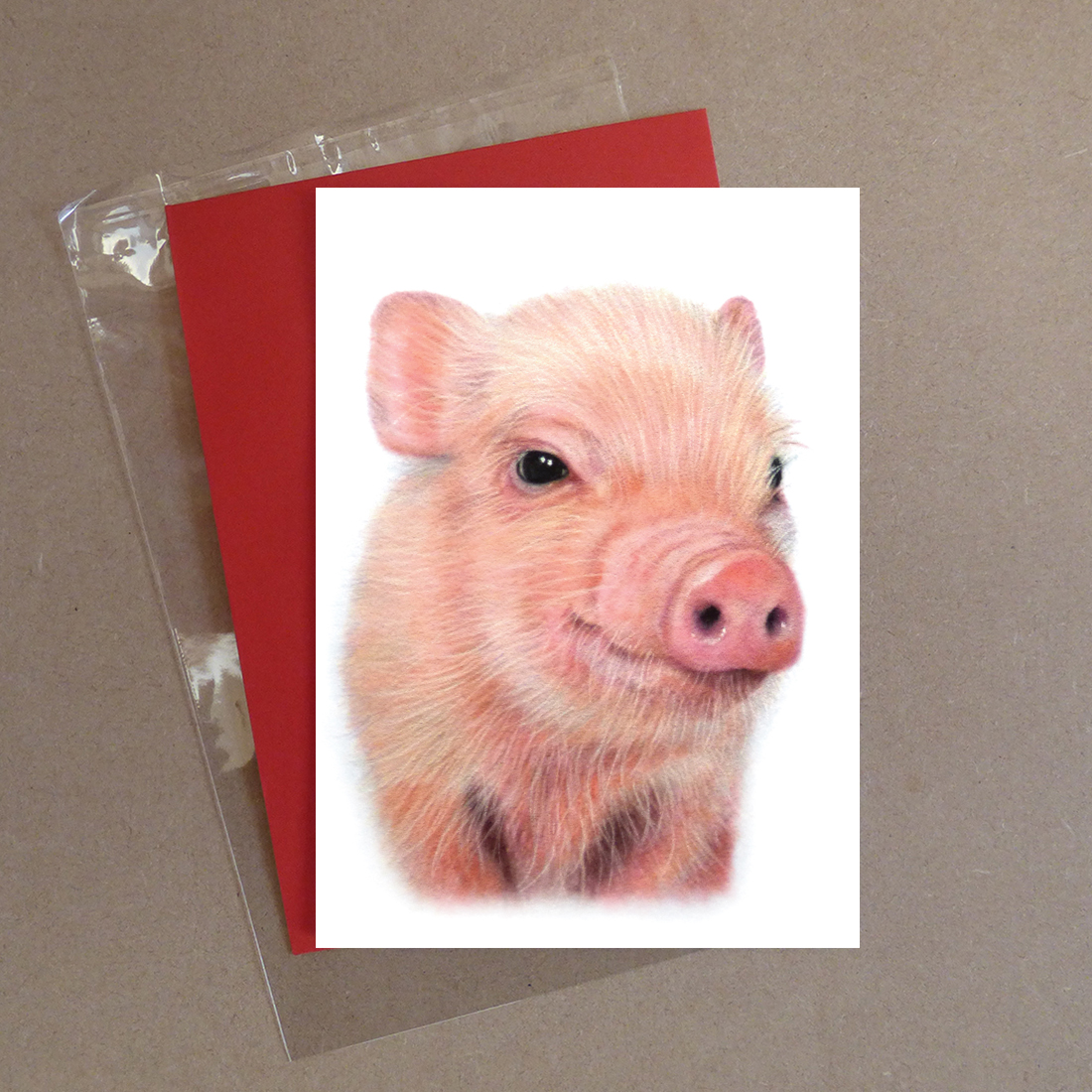 Pig Greeting Card 2