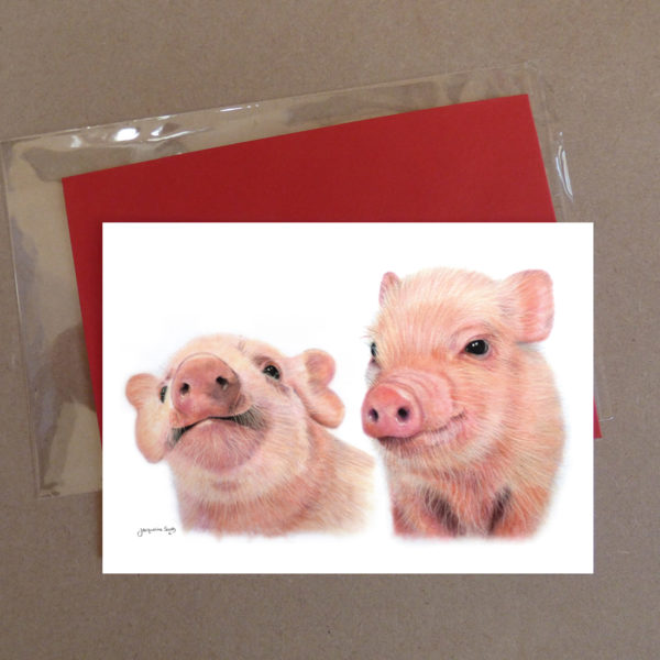 Pig Greeting Card 3