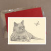 Cat Greeting Card 8