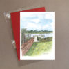 Moored Boat Greeting Card
