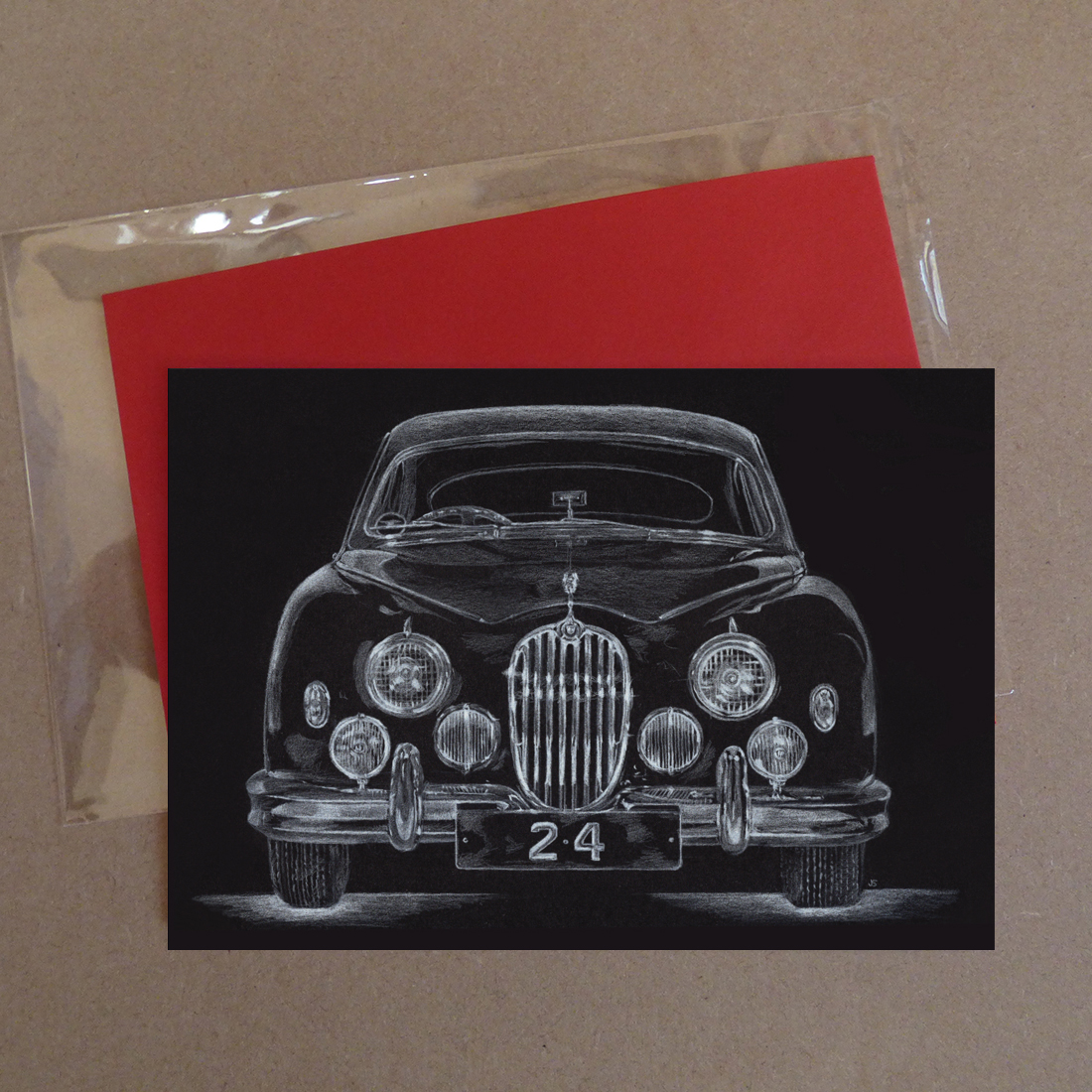 Jaguar Car 2.4 Greeting Card